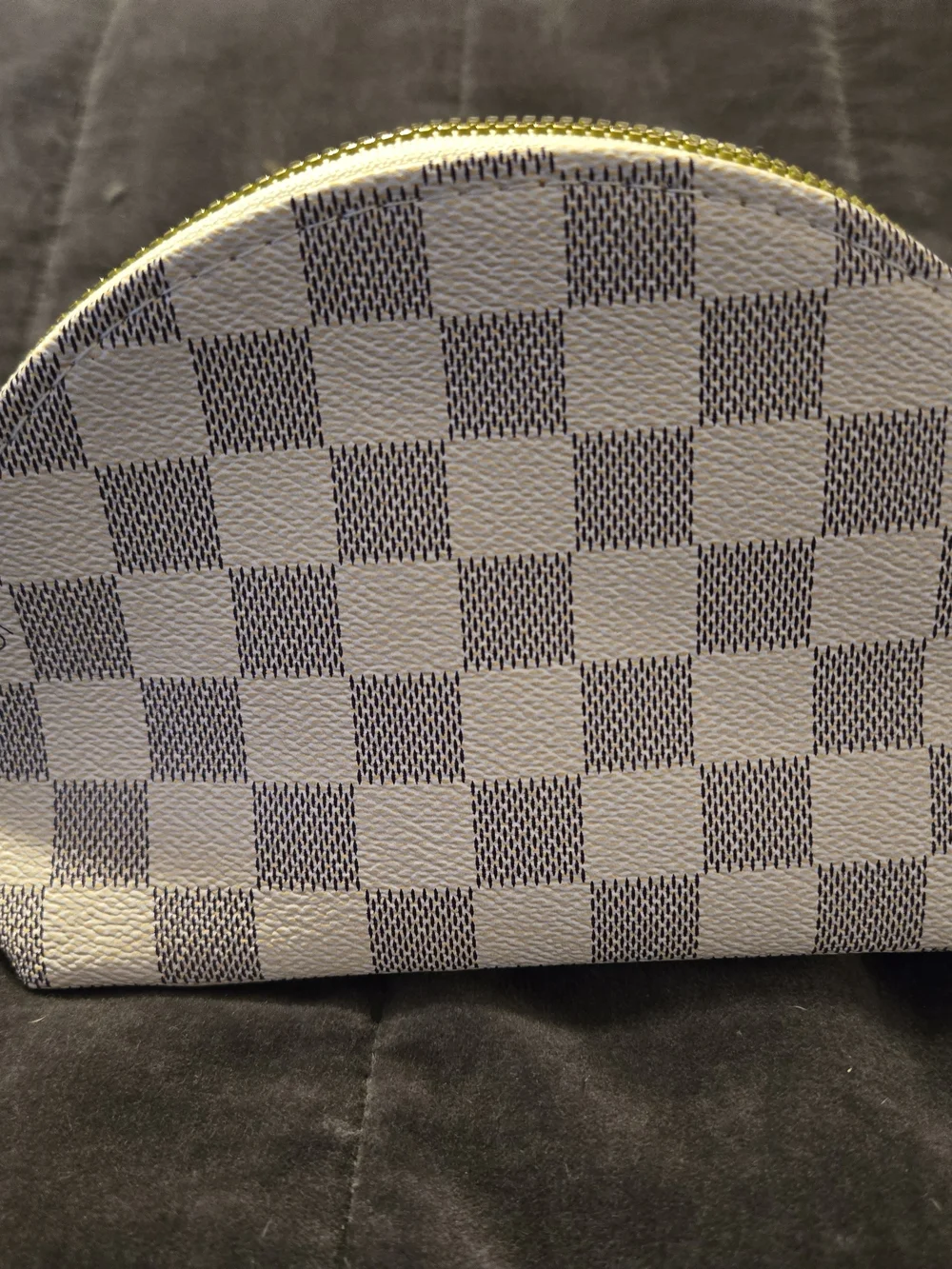 Fashion Louis Vuitton Damier Azur Cosmetic Pouches Set of (4) with Zippers